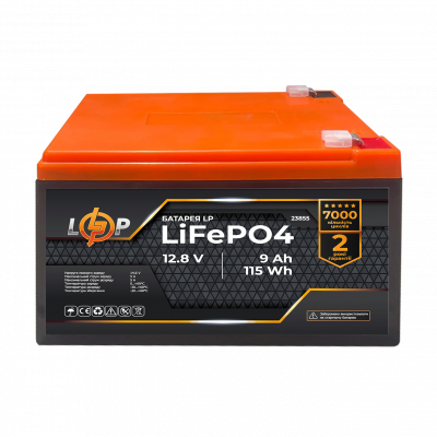 Акумулятор LP LiFePО4 12,8V - 9 Ah (115,2Wh) - зображення 1