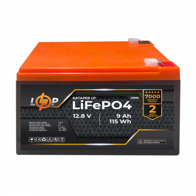 Аккумулятор LP LiFePО4 12,8V - 9 Ah (115,2Wh)