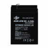 Акумулятор AGM LPM 6V - 4.5 Ah  LogicPower - № 1