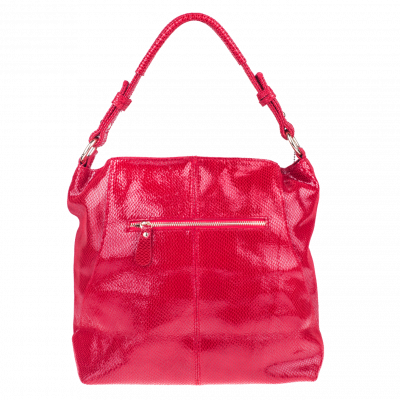 Шкіряна жіноча сумка Realer 2032-1 червона - зображення 2