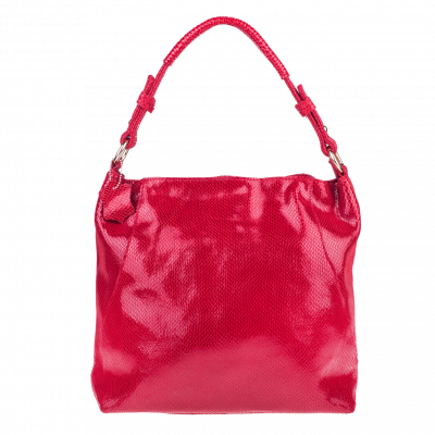 Шкіряна жіноча сумка Realer 2032-1 червона - зображення 5