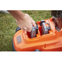 Газонокосилка аккумуляторная BLACK+DECKER BCMW3318L2  - фото № 8