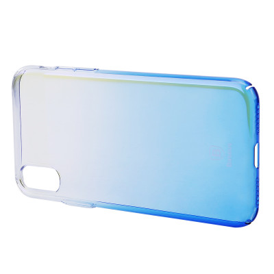 Чехол Baseus для iPhone X/Xs Glaze blue (WIAPIPHX-GC03)