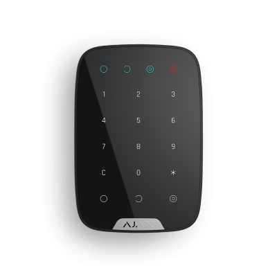 Бездротова сенсорна клавіатура AJAX KeyPad (black) - зображення 1