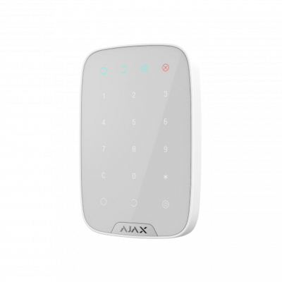 Бездротова сенсорна клавіатура AJAX KeyPad Combi (white)