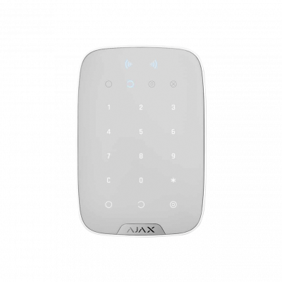 Бездротова сенсорна клавіатура AJAX KeyPad Combi (white)