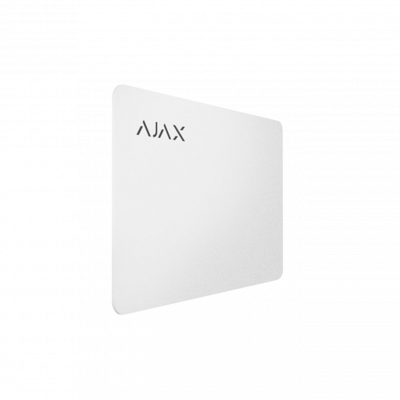 Защищенная бесконтактная карта для клавиатуры AJAX Pass - 3 шт. (white)