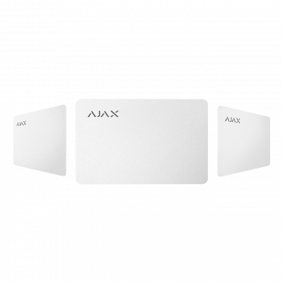 Защищенная бесконтактная карта для клавиатуры AJAX Pass - 3 шт. (white)