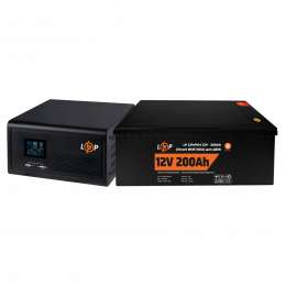 Комплект резервного живлення для котла LP (LogicPower) ДБЖ + літієва (LiFePO4) батарея (UPS 430VA + АКБ LiFePO4 2560W)