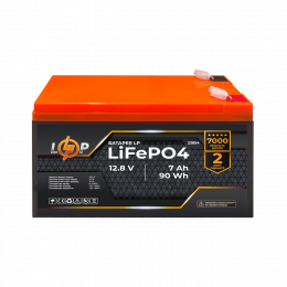 Акумулятор LP LiFePO4 12,8V - 7Ah (90Wh)