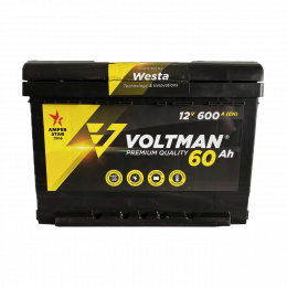 Акумулятор Westa PREMIUM VOLTMAN 6CТ-60 А + справа