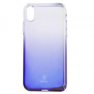 Чохол Baseus для iPhone X/Xs Glaze Purple (WIAPIPHX-GC01) - изображение 1