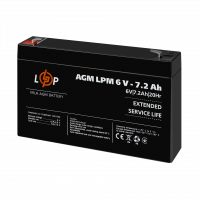 Аккумулятор AGM LPM 6V - 7.2 Ah  - фото № 3