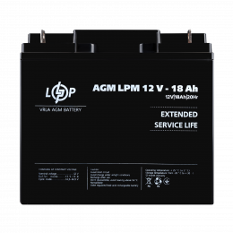 У/Ц Акумулятор AGM LPM 12V - 18 Ah