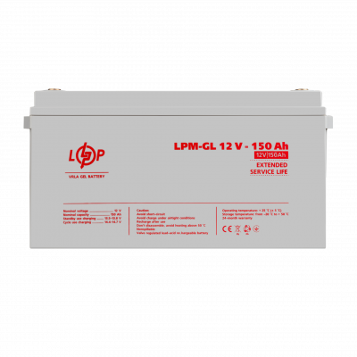 Аккумулятор гелевый LPM-GL 12V - 150 Ah