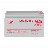 Акумулятор гелевий LPM-GL 12V - 7.2 Ah  - фото № 2
