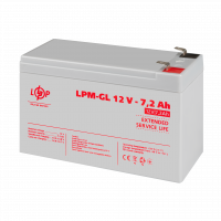 Акумулятор гелевий LPM-GL 12V - 7.2 Ah  - фото № 3
