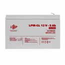 Акумулятор гелевий LPM-GL 12V - 9 Ah