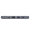 USB Hub Baseus Thunderbolt C Pro Dual Type-C to USB3.0*2+HDMI+RJ45+Type-C PD+ microSD+ SD(CAHUB-L0G) USB Hub Baseus Thunderbolt C Pro Seven-in-one Dual Type-C to USB3.0*2 + HDMI + RJ45 Ethernet + Type-C PD + microSD + SD card Cерый (CAHUB-L0G)