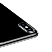 Чехол Baseus для iPhone Xs Max Simplicity Прозрачный (ARAPIPH65-A02)  - фото № 7