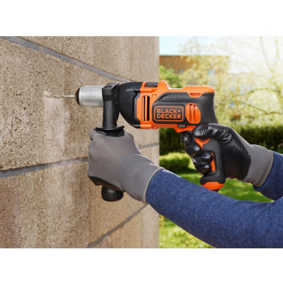 Дриль мережевий ударний BLACK+DECKER BEH850 - зображення 8