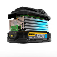Акумуляторна батарея PowerStack GFN блок DeWALT DCBP518G  - фото № 2
