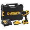 Дрель-шуруповерт аккумуляторная бесщёточная ударная DeWALT DCD709D2T  DeWALT - № 1