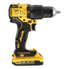 Дрель-шуруповерт аккумуляторная бесщёточная ударная DeWALT DCD709D2T - № 4