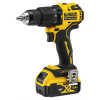 Дрель-шуруповерт аккумуляторная бесщёточная ударная DeWALT DCD709P2T - № 3