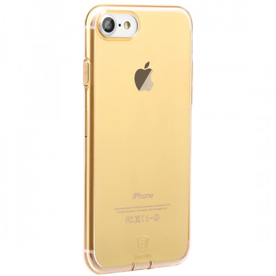 Чохол Baseus для iPhone SE 2020/8/7 Simple Pluggy Gold (ARAPIPH7-A0V)