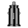 Автомобільний зарядний пристрій Baseus Circular Plastic A+A 30W Dual QC3.0 Чорний (CCALL-YD01) - изображение 4