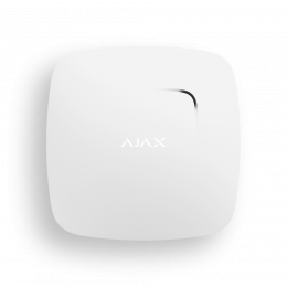 Бездротовий датчик диму з сенсором температури AJAX FireProtect (white)