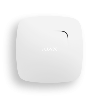 Бездротовий датчик диму з сенсором температури AJAX FireProtect (white) - зображення 1