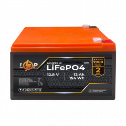 Акумулятор LP LiFePO4 12V (12,8V) - 12 Ah (154Wh)