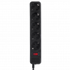 Мережевий фільтр LP-X5 4.5 м Black (чорний)- № 3