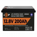 Акумулятор LP LiFePO4 12V (12,8V) - 200 Ah (2560Wh) (Smart BMS 150А) з BT пластик