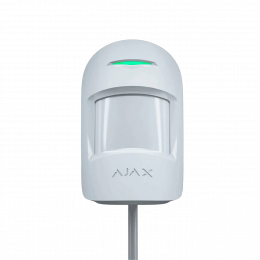 Дротовий датчик руху для приміщень AJAX MotionProtect Plus Fibra (white)