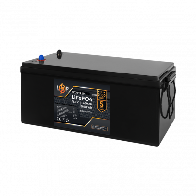 Акумулятор LP LiFePO4 12V (12,8V) - 460 Ah (5888Wh) (BMS 150A/75А) пластик - зображення 2