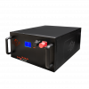 Акумулятор LP LiFePO4 51,2V - 100 Ah (5120Wh) (BMS 200A/100А) з LCD метал Smart RM RS485/CAN - № 3