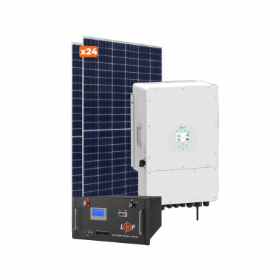 Комплект СЕС DEYE for LP 12 kW GRID 3Ф з АКБ 11,77 kW