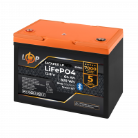 Акумулятор LP LiFePO4 12,8V - 64Ah (820Wh) (BMS 80A/64А) пластик Smart BT  - фото № 2