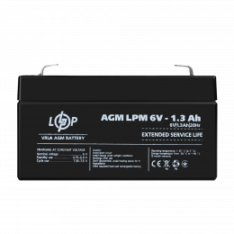 Акумулятор AGM LPM 6V - 1.3 Ah