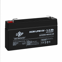 Акумулятор AGM LPM 6V - 1.3 Ah  - фото № 4