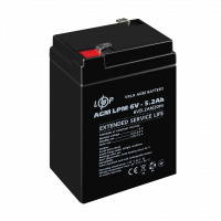 Аккумулятор AGM LPM 6V - 5.2 Ah  - фото № 4