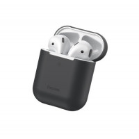 Чохол Baseus для навушників AirPods Черный (WIAPPOD-BZ01) , Атикул LP16538 |  купить на VILKI.NET - фото № 1