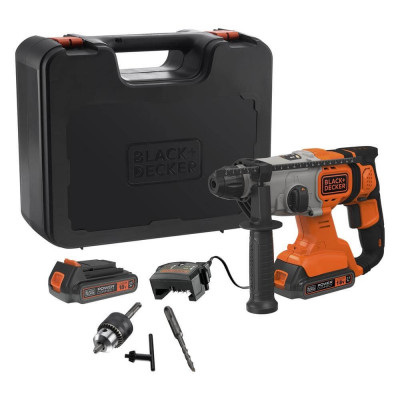 Перфоратор акумуляторний BLACK+DECKER BCD900E2K - изображение 1