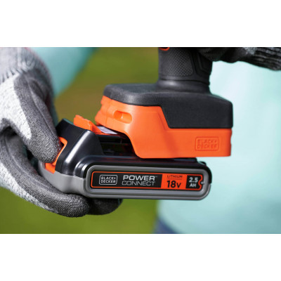 Ножницы садовые - секатор аккумуляторный BLACK+DECKER BCPP18D1