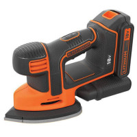 Шлифмашина вибрационная аккумуляторная BLACK+DECKER BDCDS18 , Атикул LP25762 |  купить на VILKI.NET - фото № 1