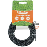 Косильна жилка SEQUOIA TL2.4-L15-Profi , Атикул LP28900 |  купить на VILKI.NET - фото № 1