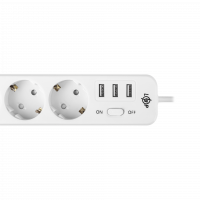 Мережевий фільтр PREMIUM LP-X3 USB 4 м White (2200 Вт) (Колір білий) - фото № 4